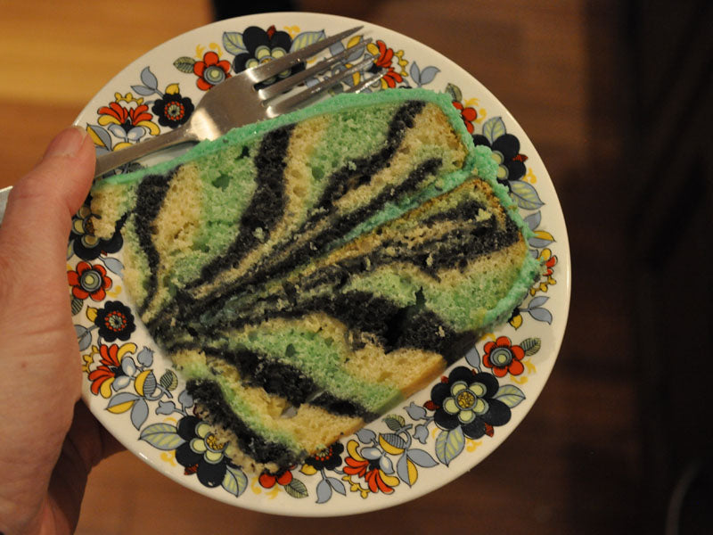 the lumberjack zebra cake