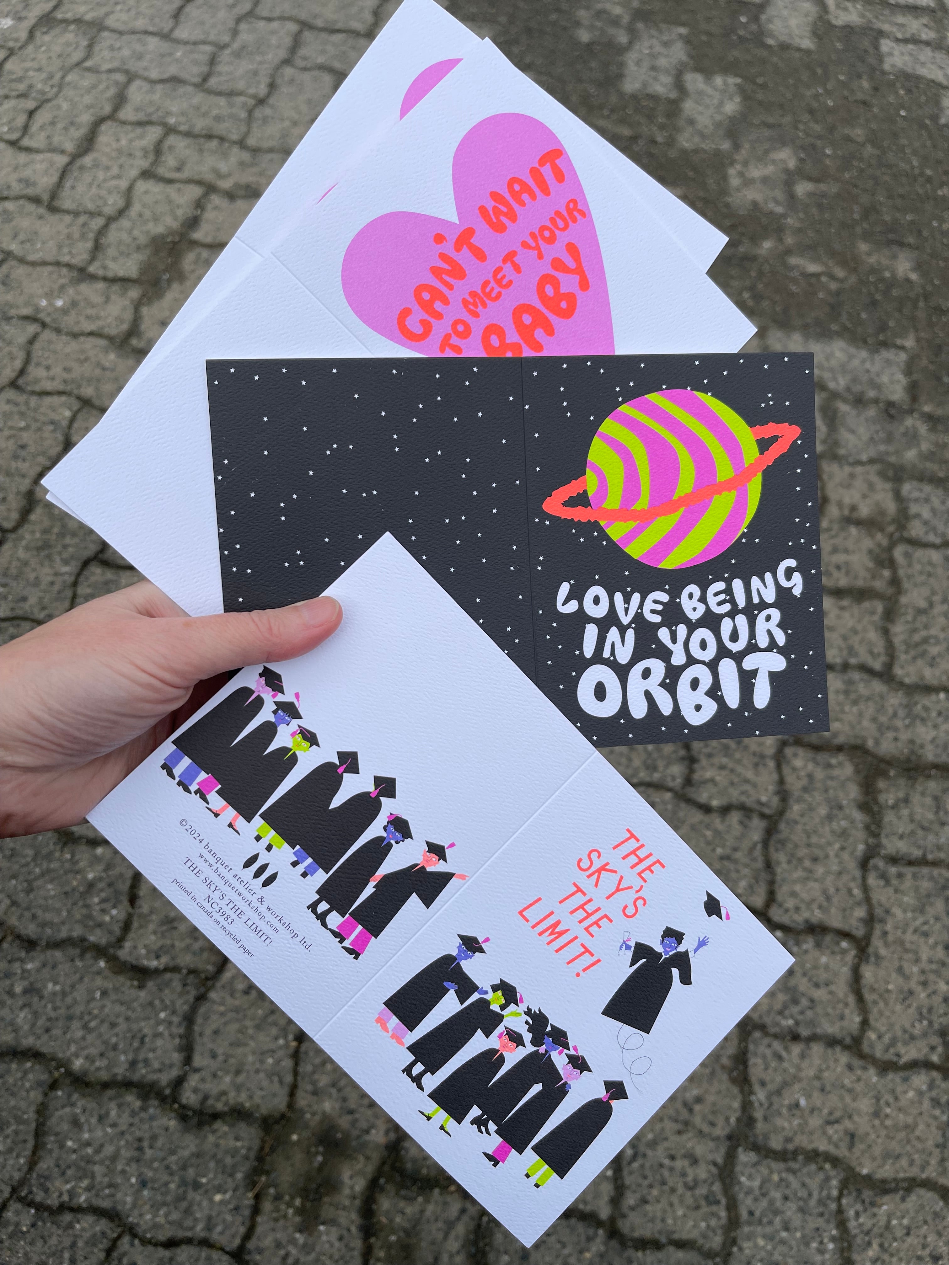 Love Being in your Orbit Planet Card