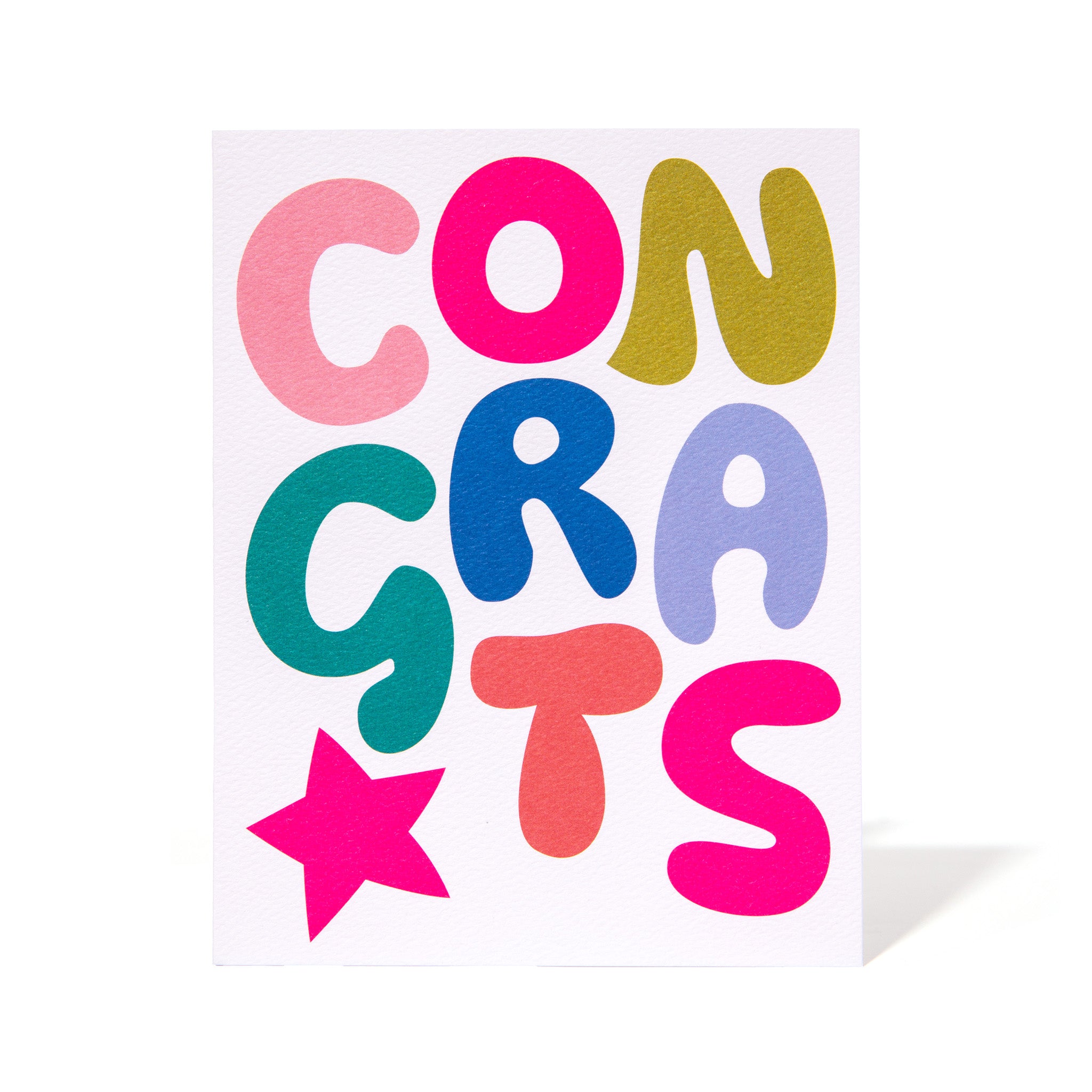 Bold Bubble Congrats Note Card