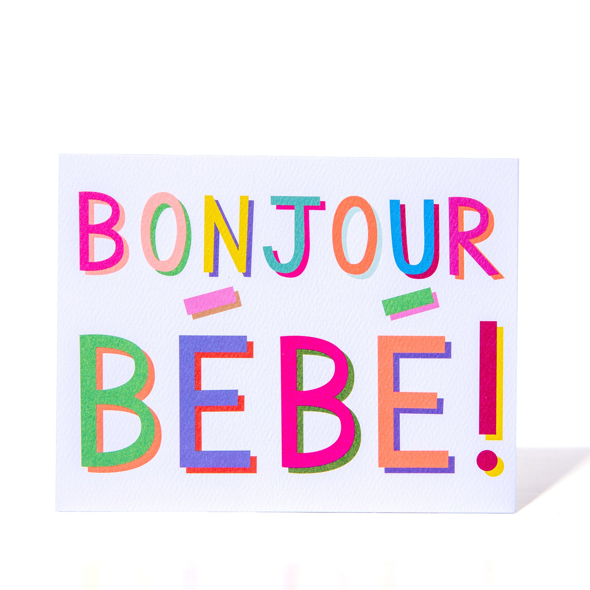 Bonjour Bébé Note Card