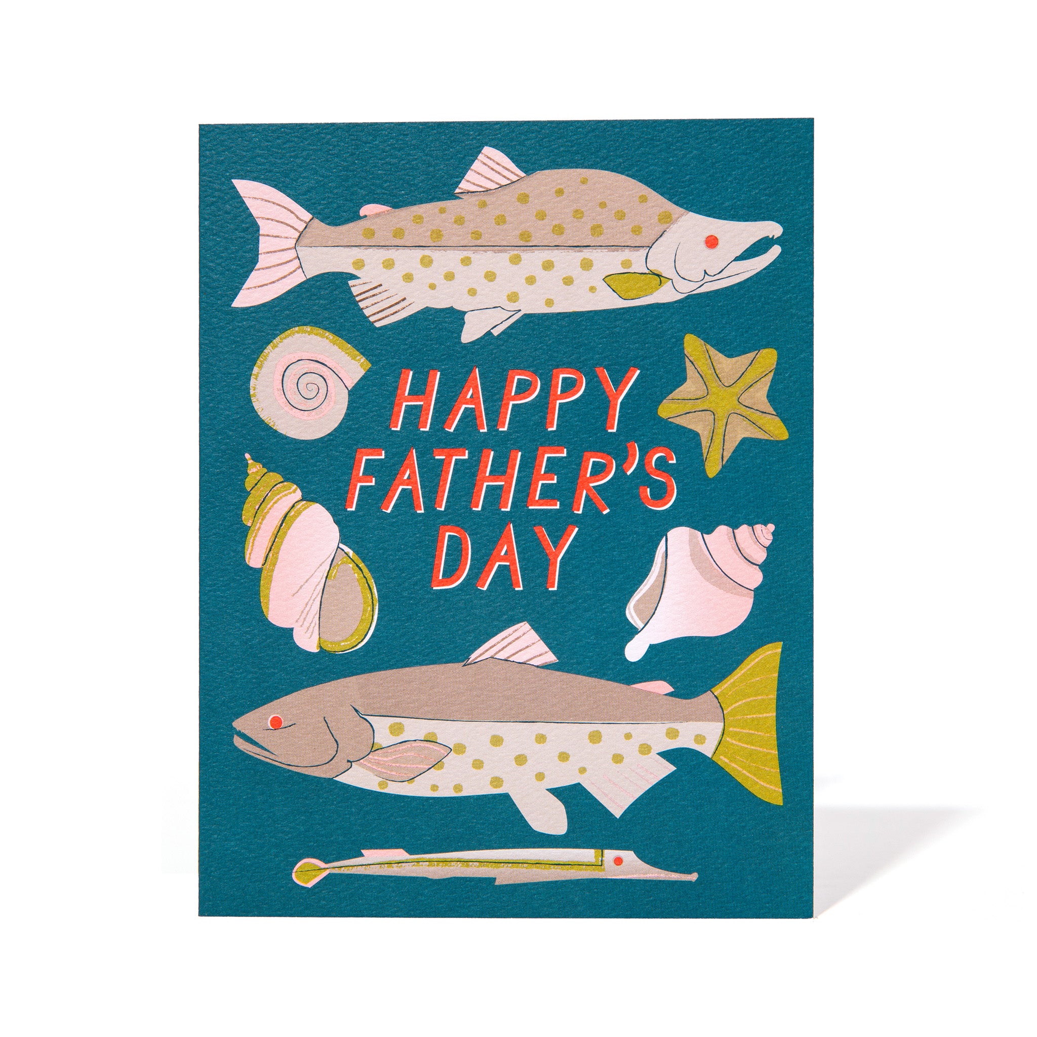 Happy Father's Day Fish Note Card