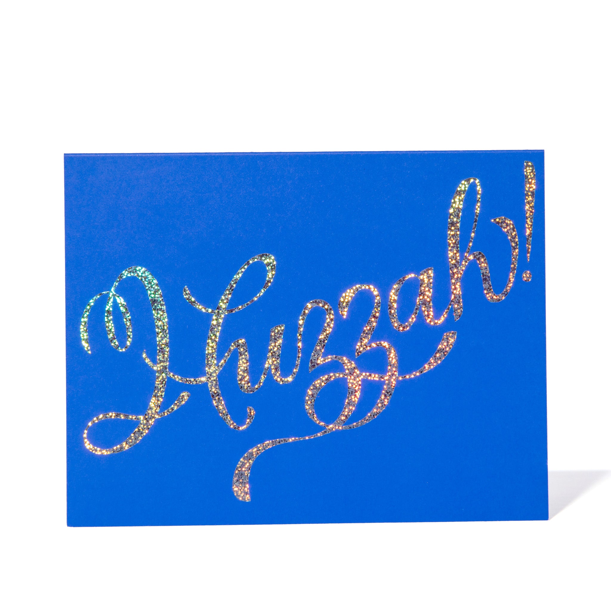 Glitter Foil Huzzah Note Card