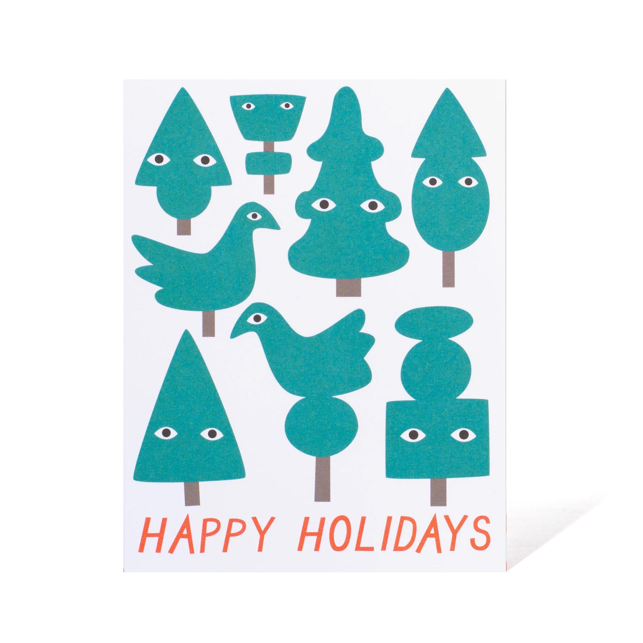 Topiary Holiday Card