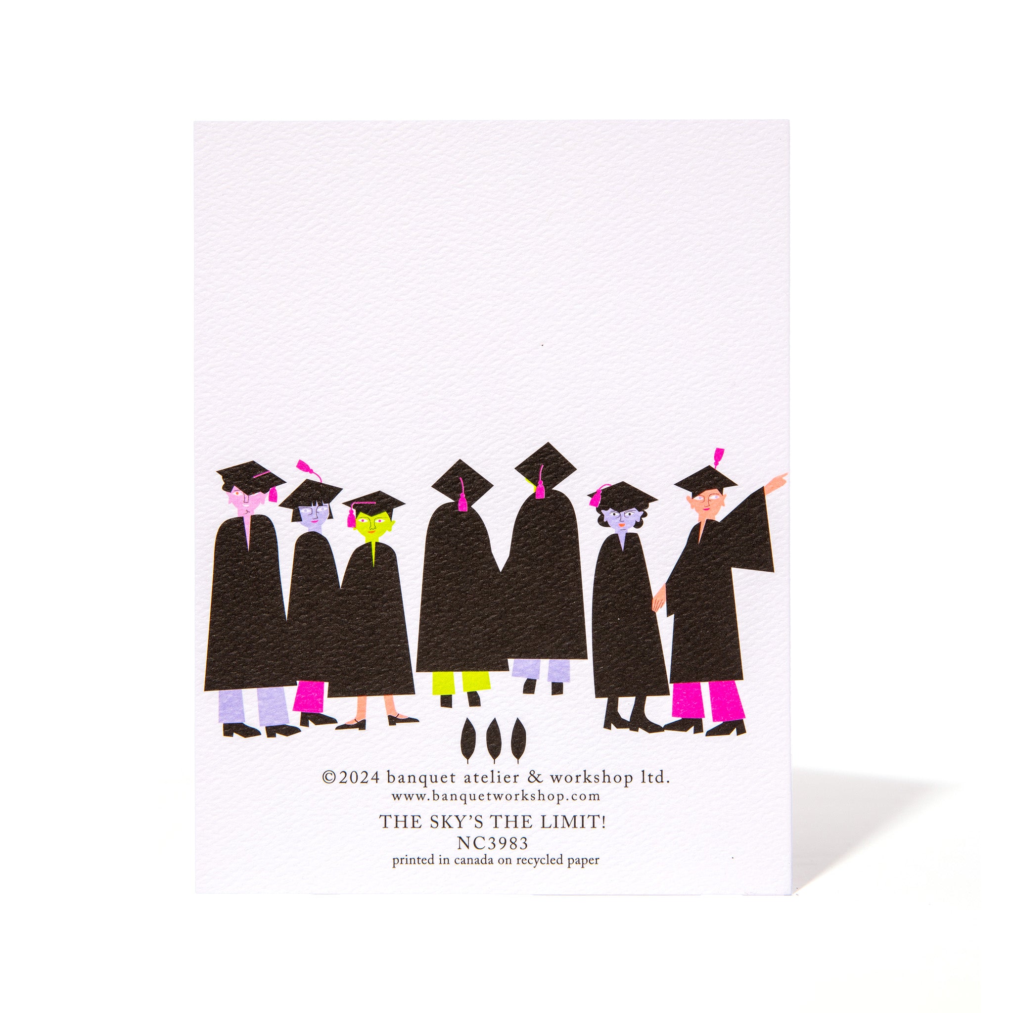 The Sky's the Limit Note Card for Grads