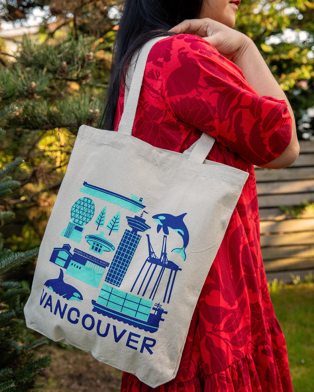 Blue & Green City of Vancouver Tote