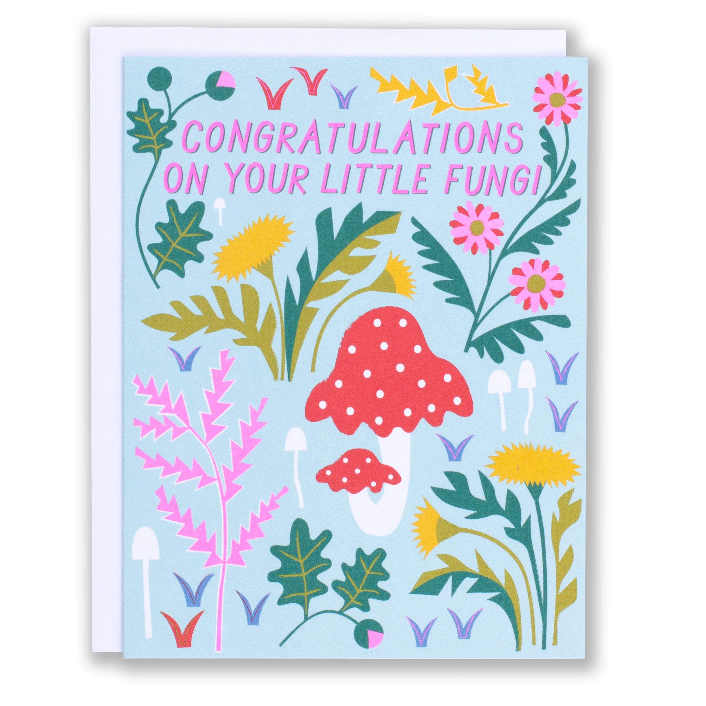 Little Baby Fungi Note Card
