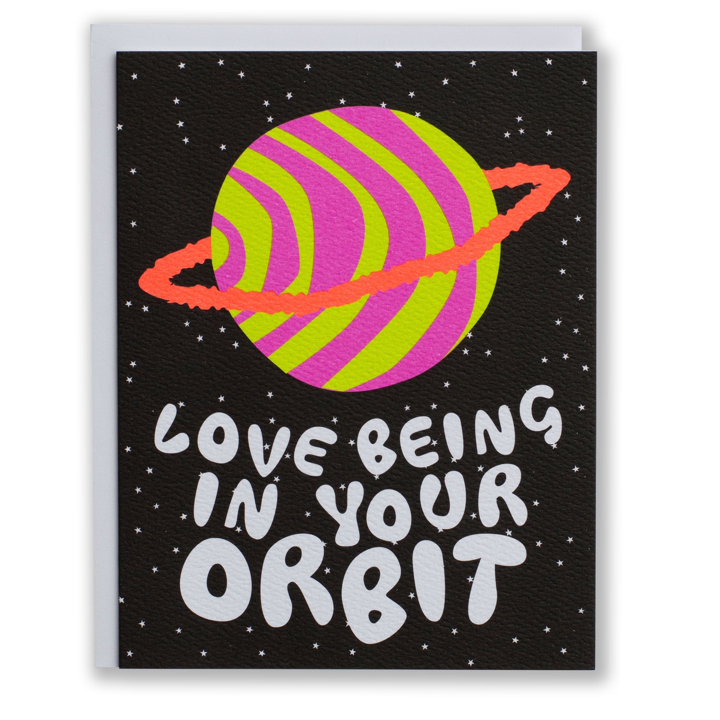 Love Being in your Orbit Planet Card