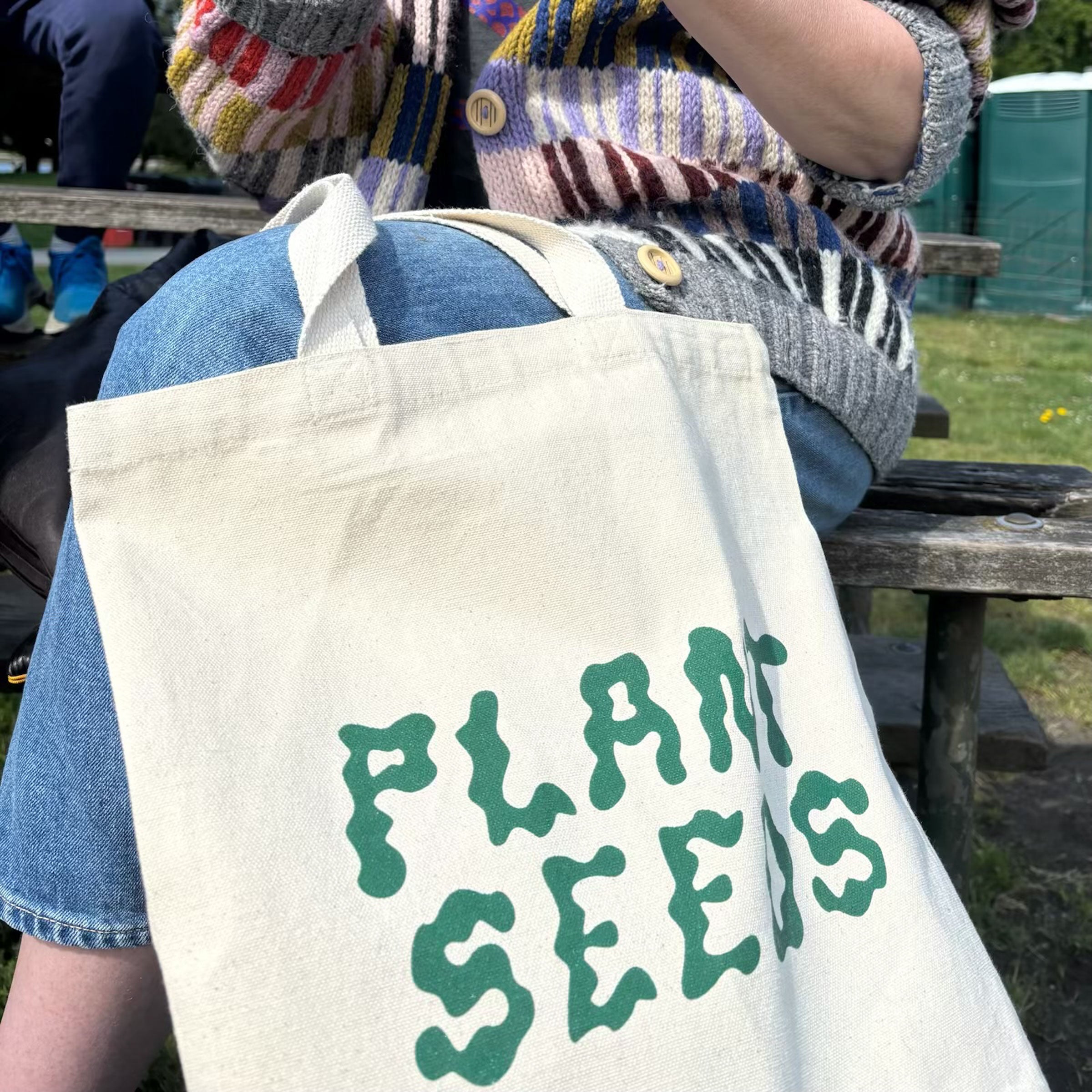 Plant Seeds Heavy Canvas Tote Bag
