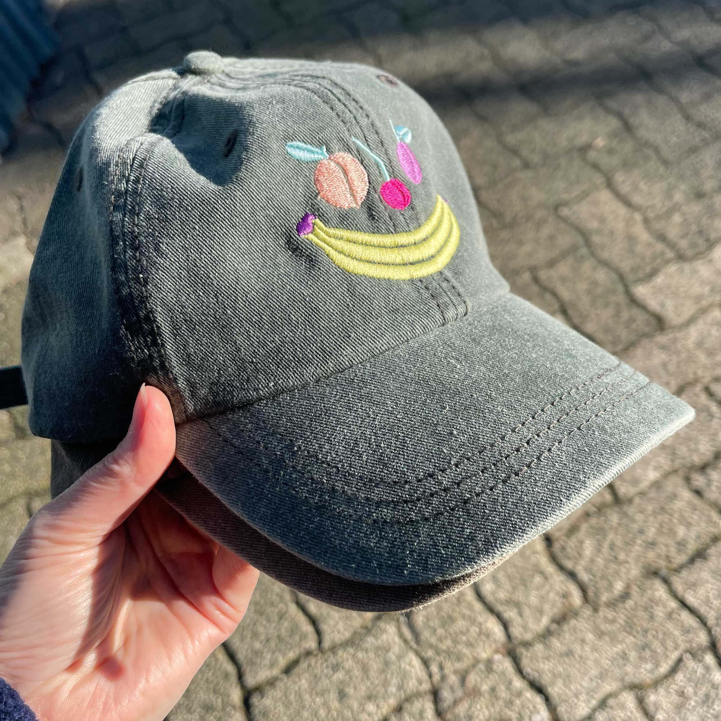 Funny Fruit Face Baseball Hat