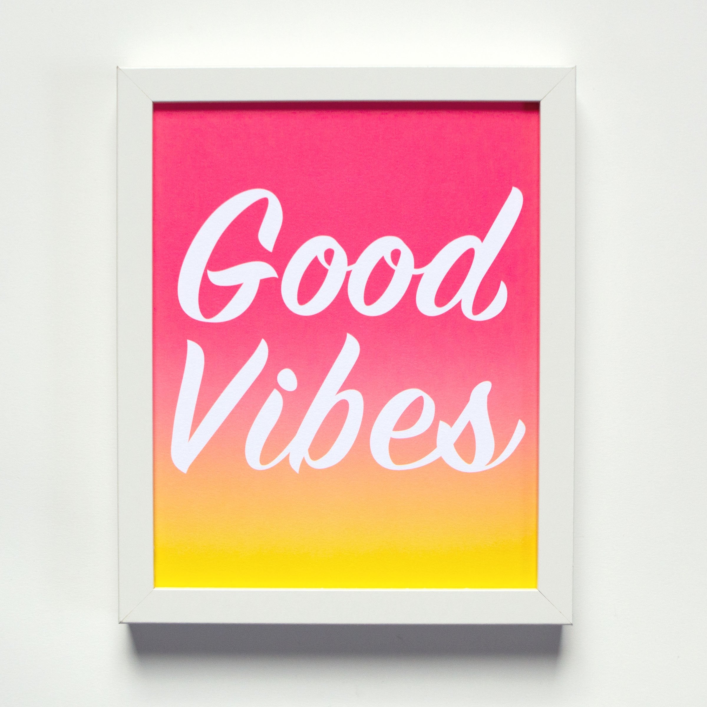 Good Vibes Affirmation Print