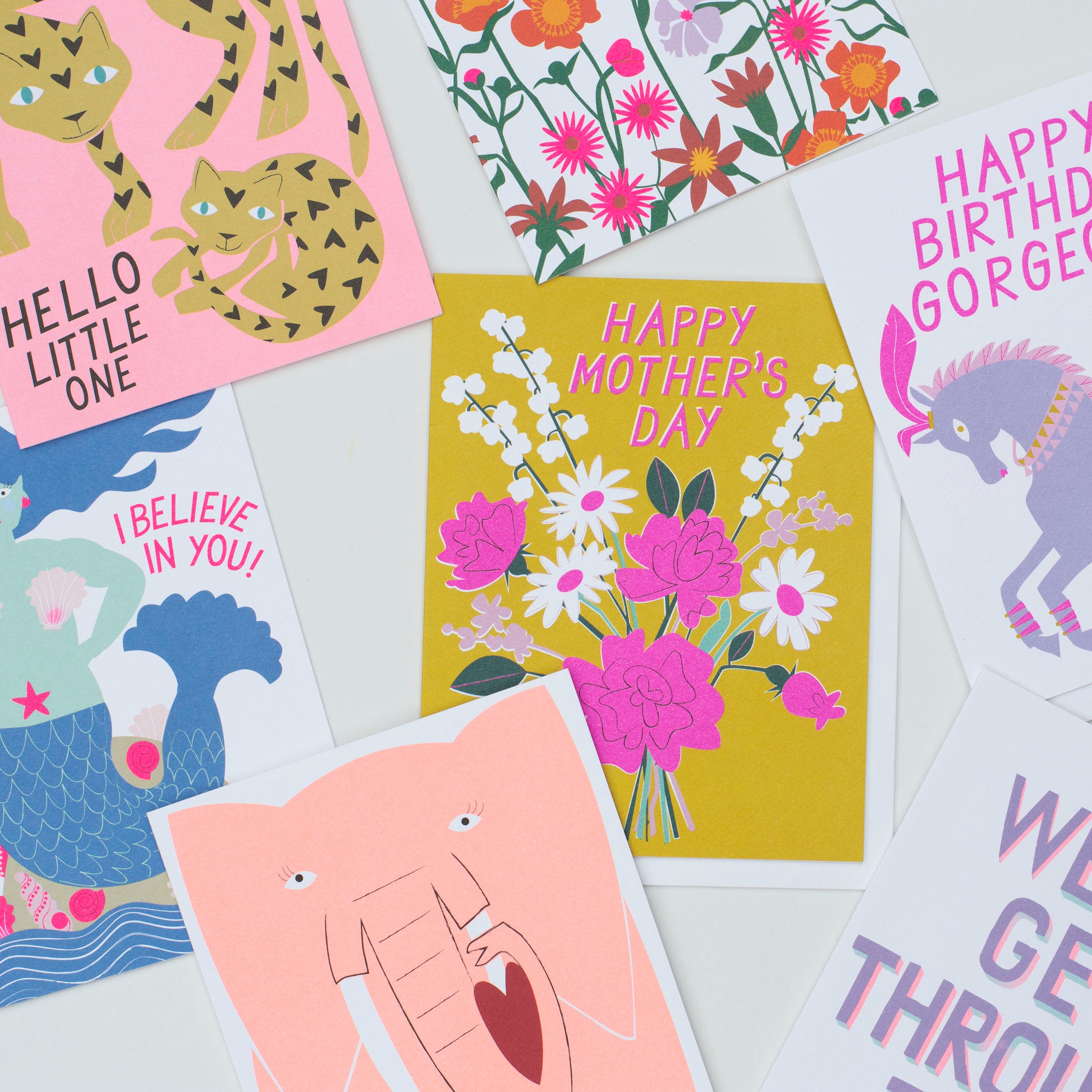 Mother's Day Flowers Note Card