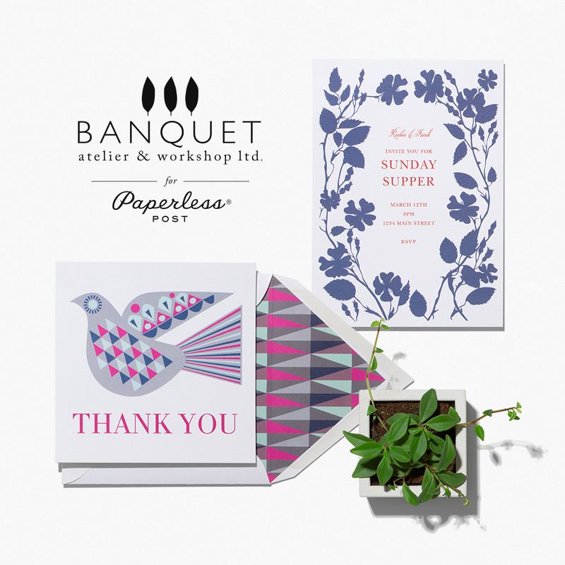 Banquet Workshop & Paperless Post