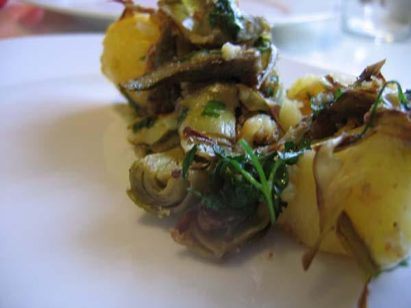 artichoke and potato hash