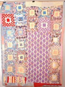 crazy pattern quilt