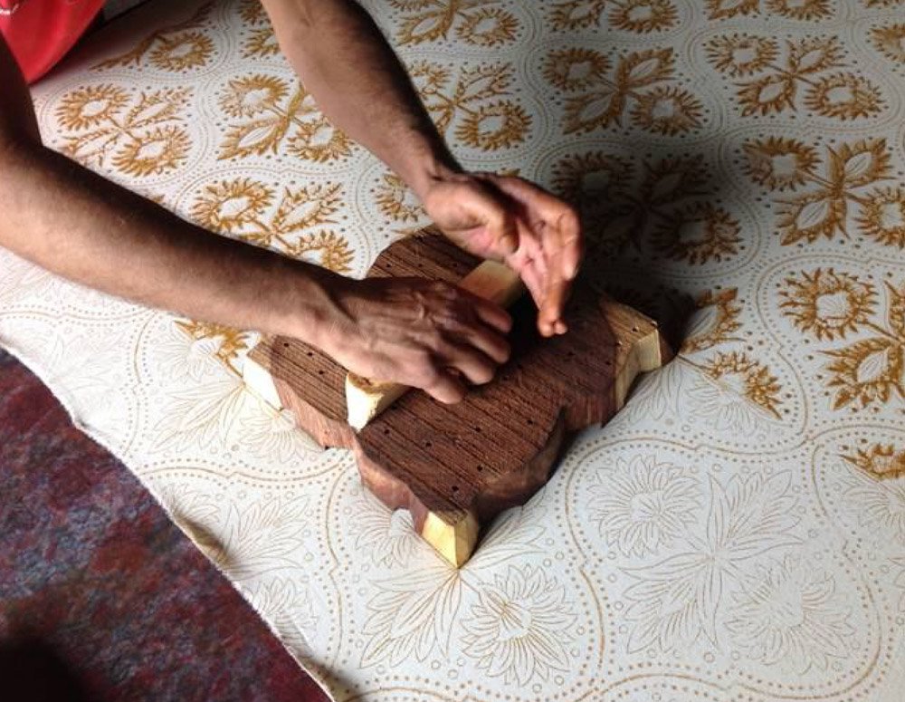 wood block printing
