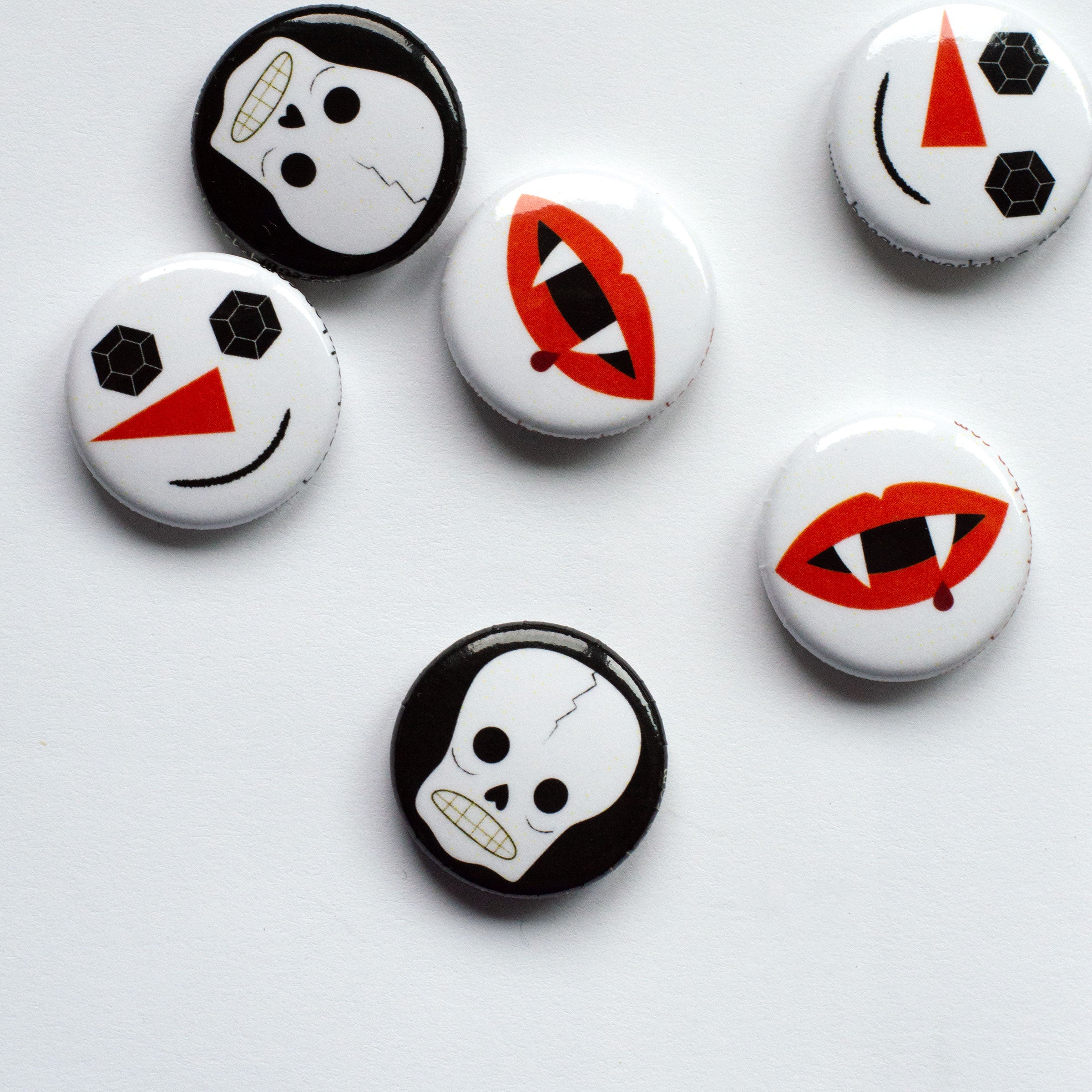 Dracula's Teeth Button