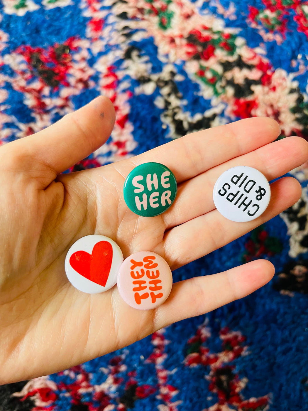 She/Her Pronoun Pin/Button