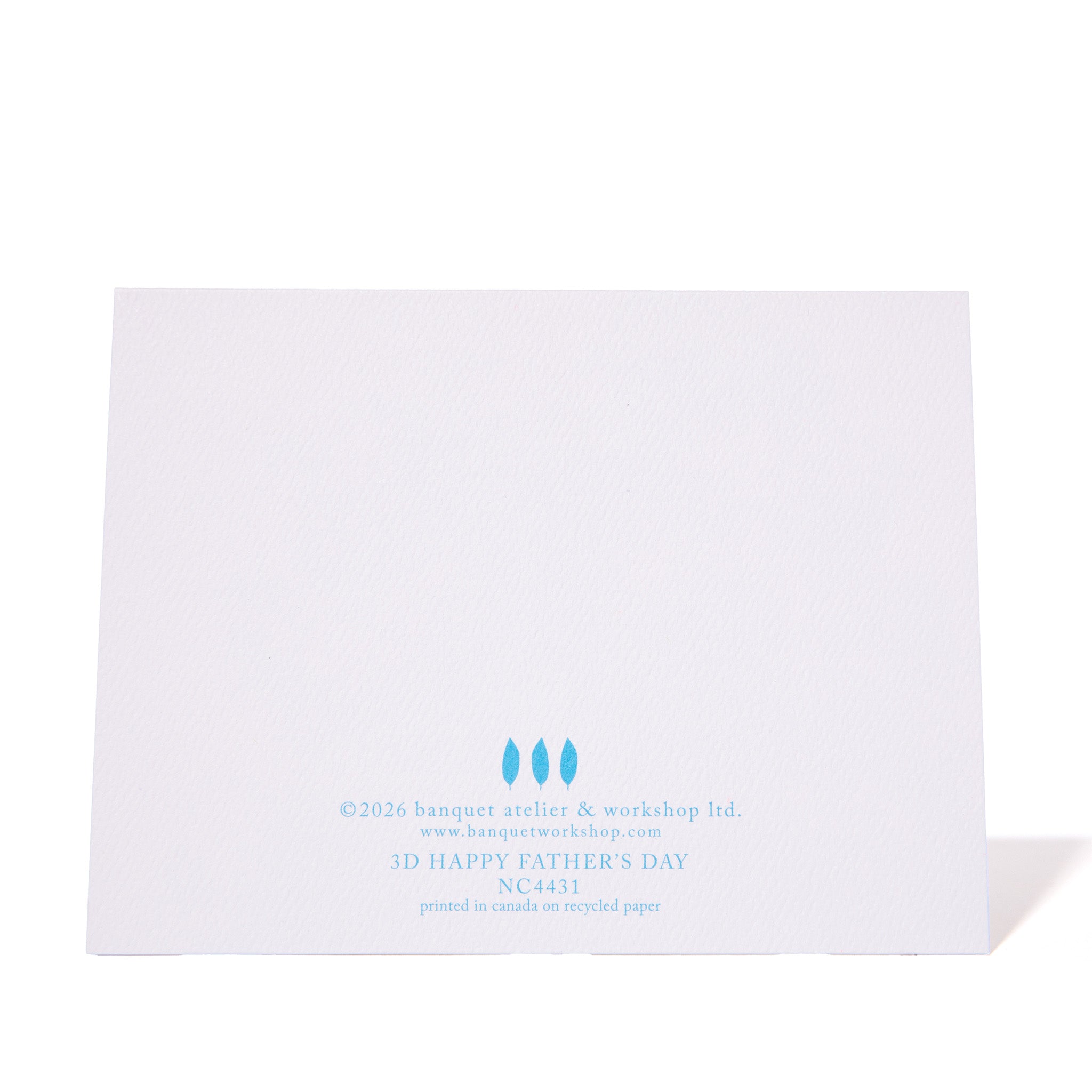 3D Father's Day Note Card