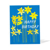 Cheery Daffodil Birthday Card