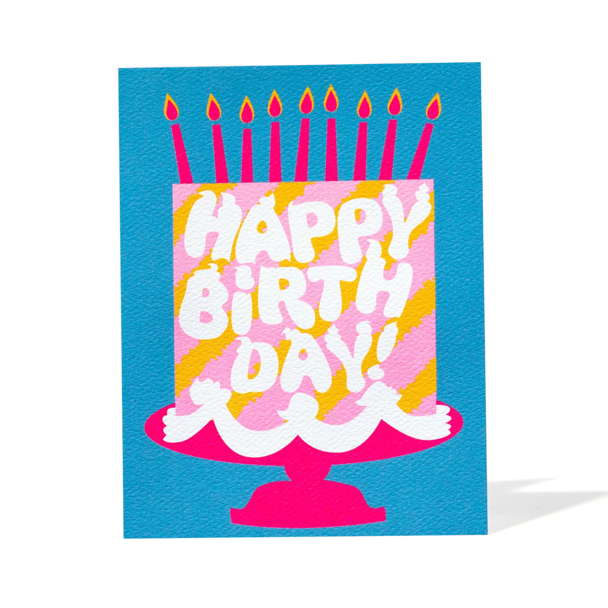 Happy Birthday Pink Cake Dreams Note Card