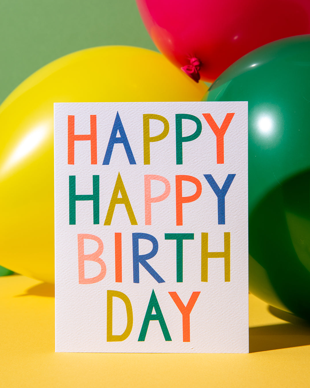Happy Happy Birthday Card