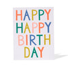 Happy Happy Birthday Card