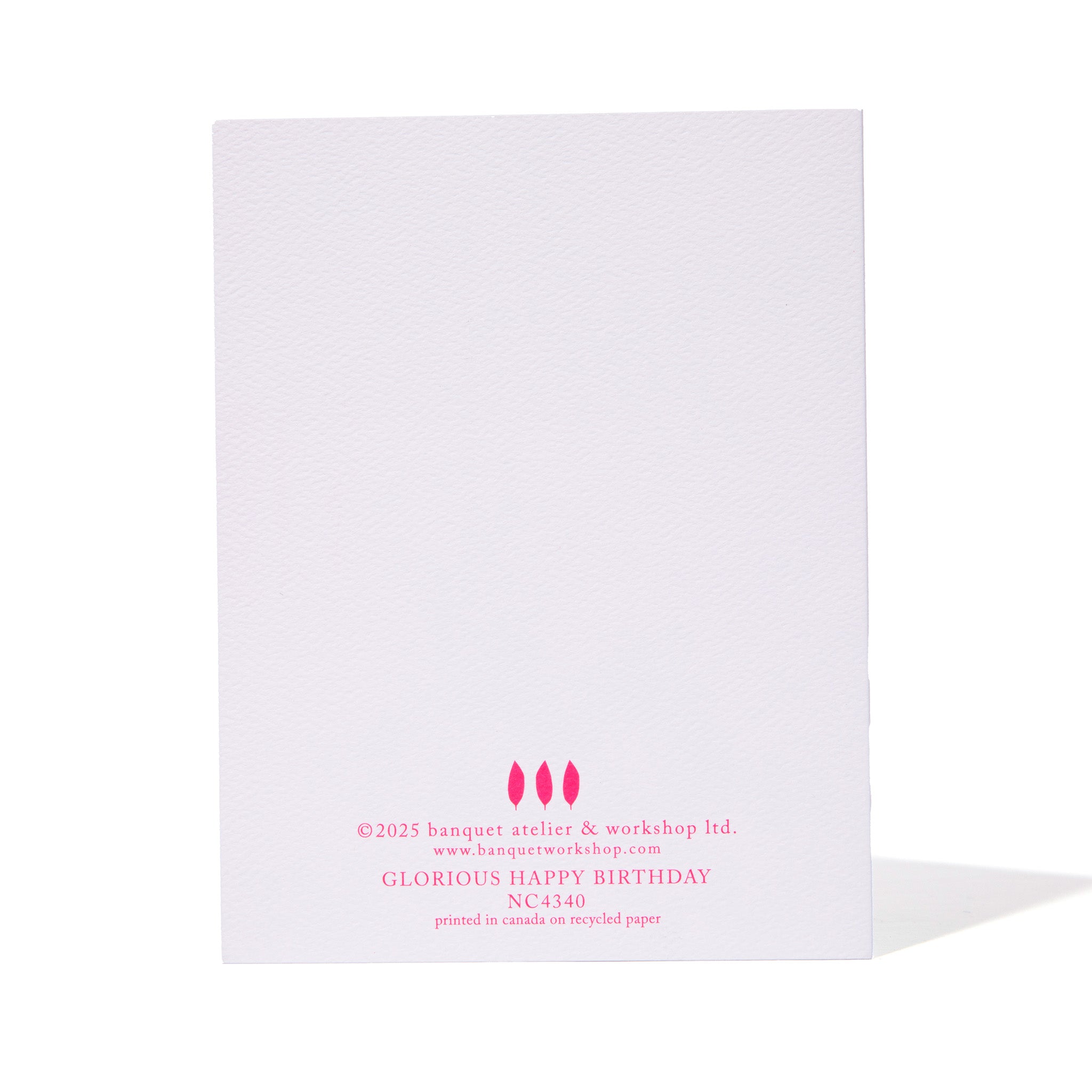 Morning Glory Birthday Card