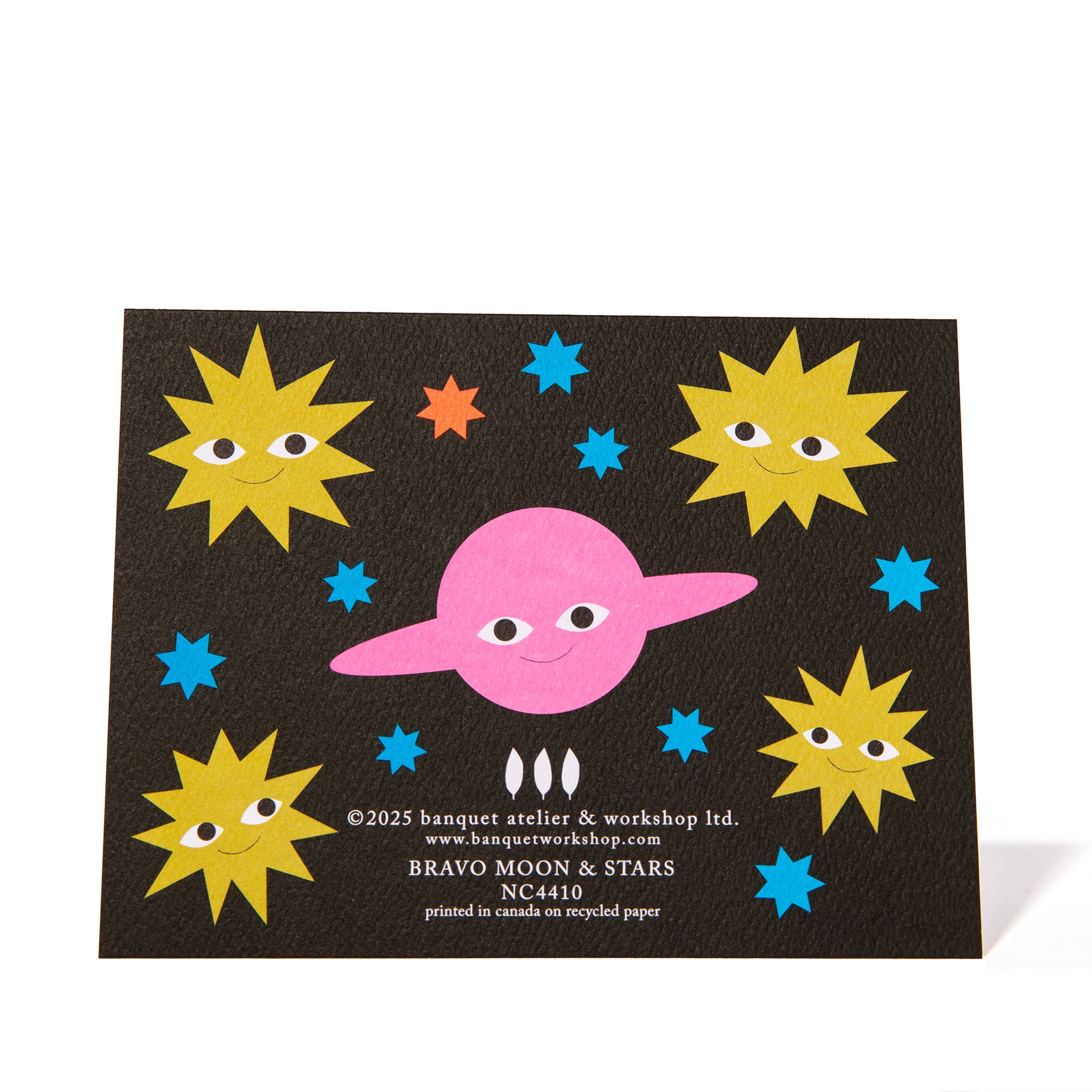 Bravo Moon & Stars Note Card