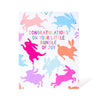Little Bundle of Joy Bunny Card for a New Baby