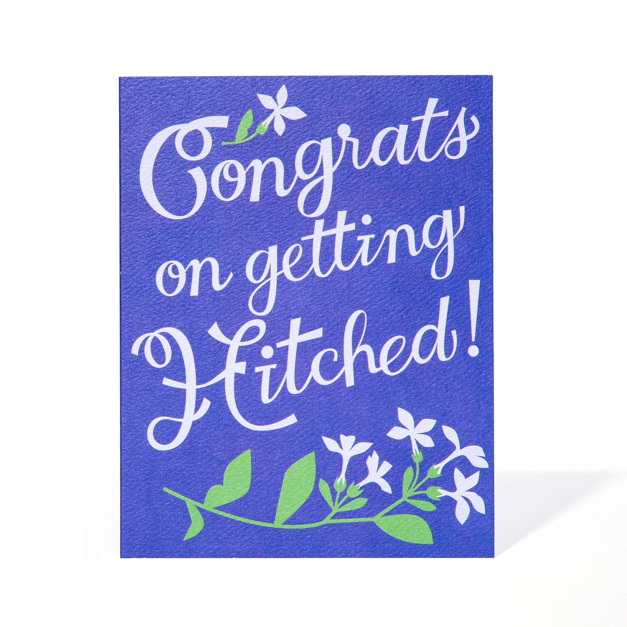Congrats on Getting Hitched Wedding Note Card