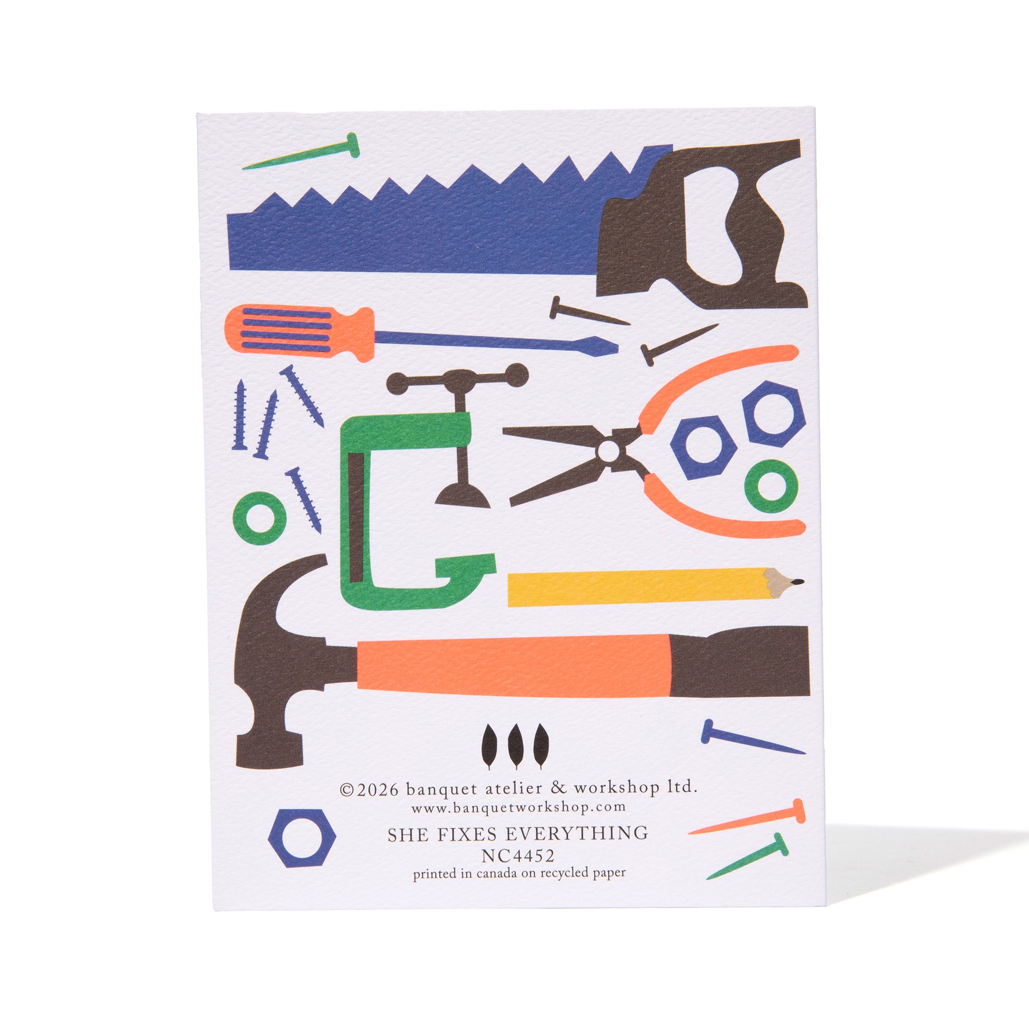 Mother's Day Tool Box Note Card