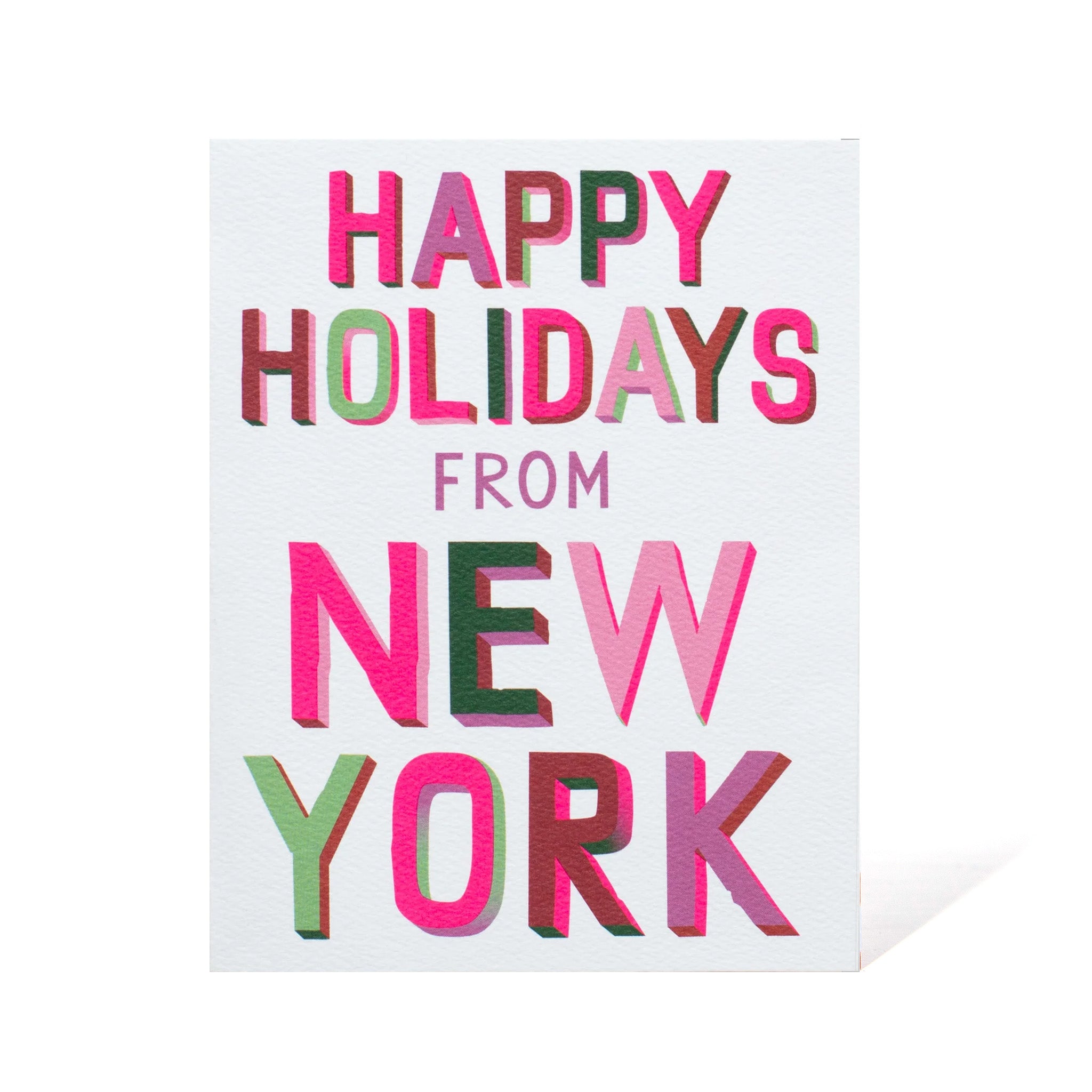 Happy Holidays from New York - Holiday Note Card