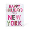 Happy Holidays from New York - Holiday Note Card