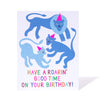 Roarin' Lions Birthday Note Card