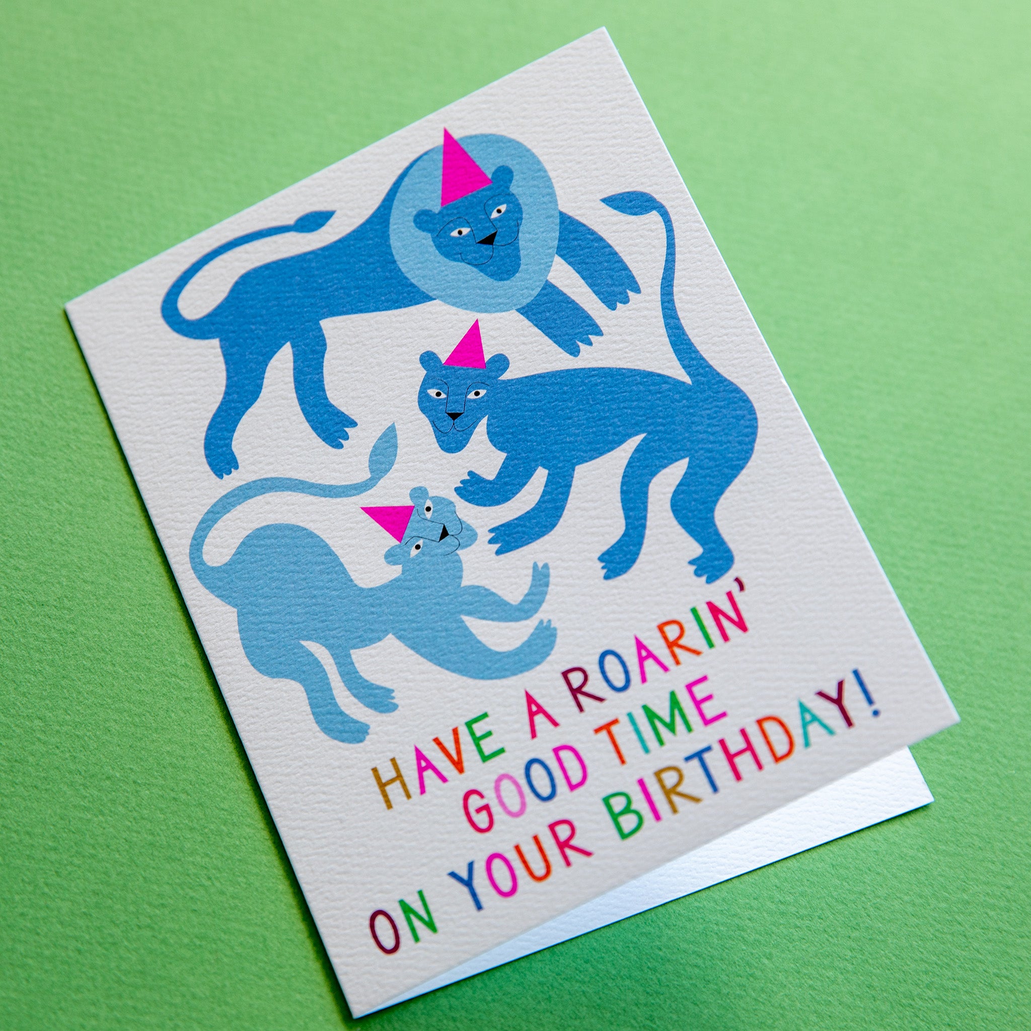 Roarin' Lions Birthday Note Card