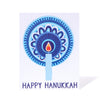 Single Hanukkah Candle Note Card