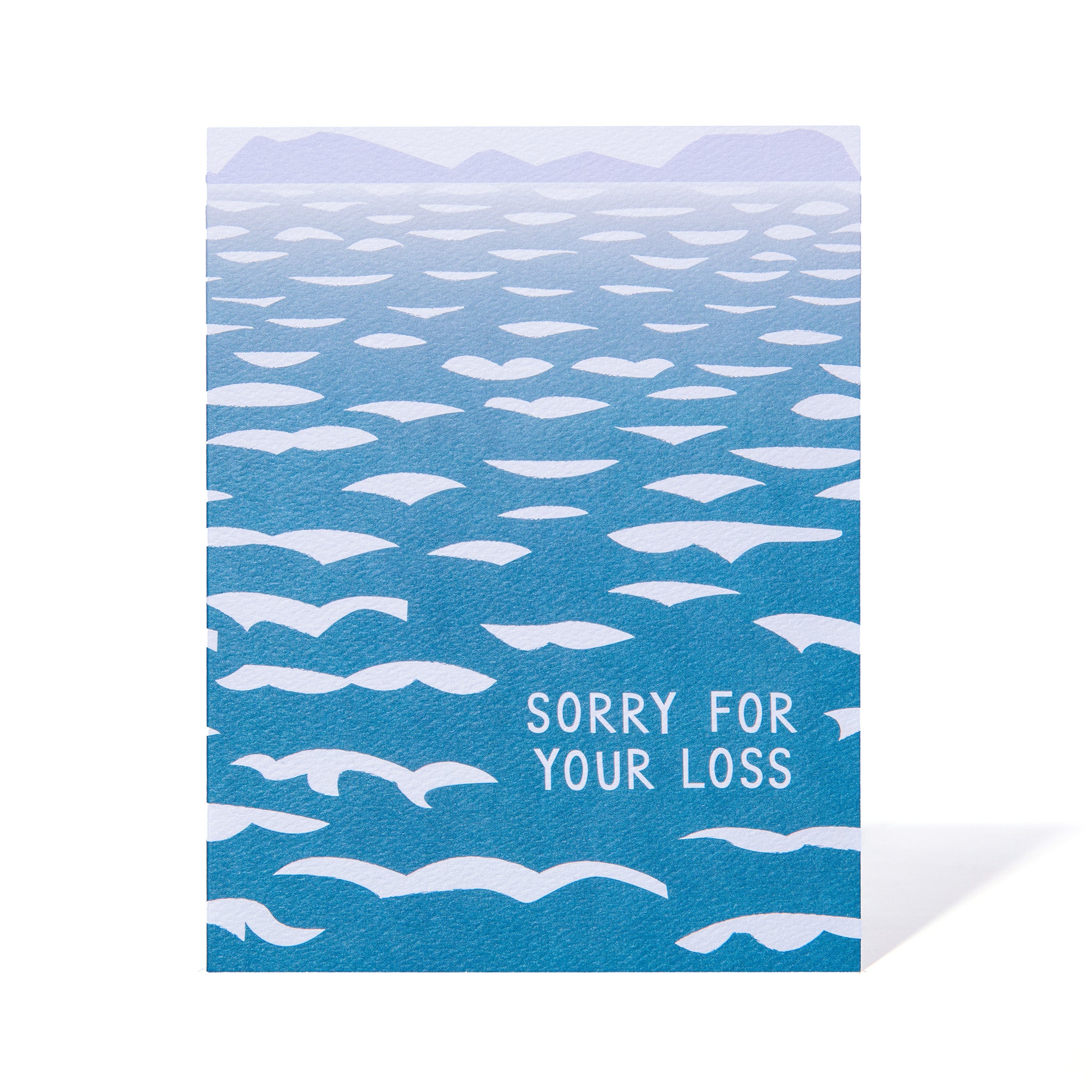 Ocean and Horizon Sorry for your Loss Sympathy Note Card