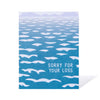 Ocean and Horizon Sorry for your Loss Sympathy Note Card
