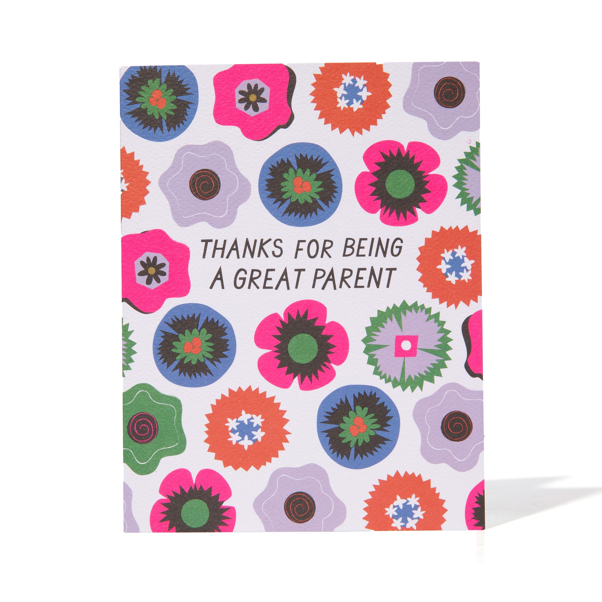Thanks for Being a Great Parent Millefiori Note Card