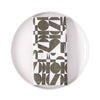 Khaki Geometrics on Crisp White Linen Napkins