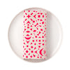 Neon Pink Snowflakes All-Linen Napkins
