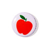 Red Apple 1" Button