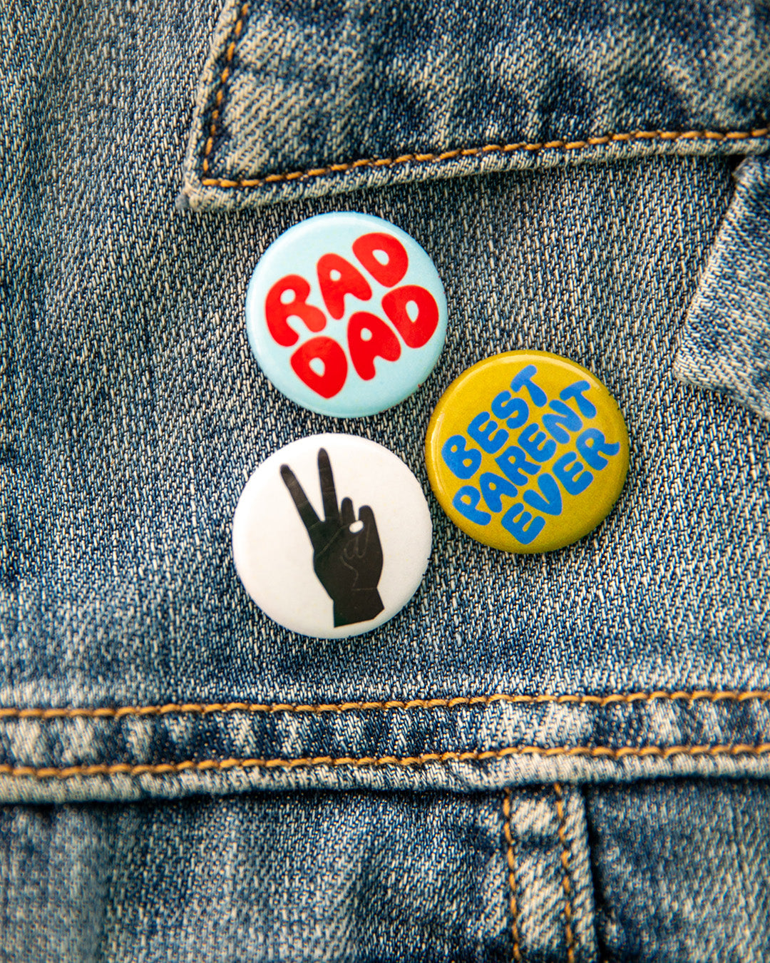 Rad Dad 1" Button