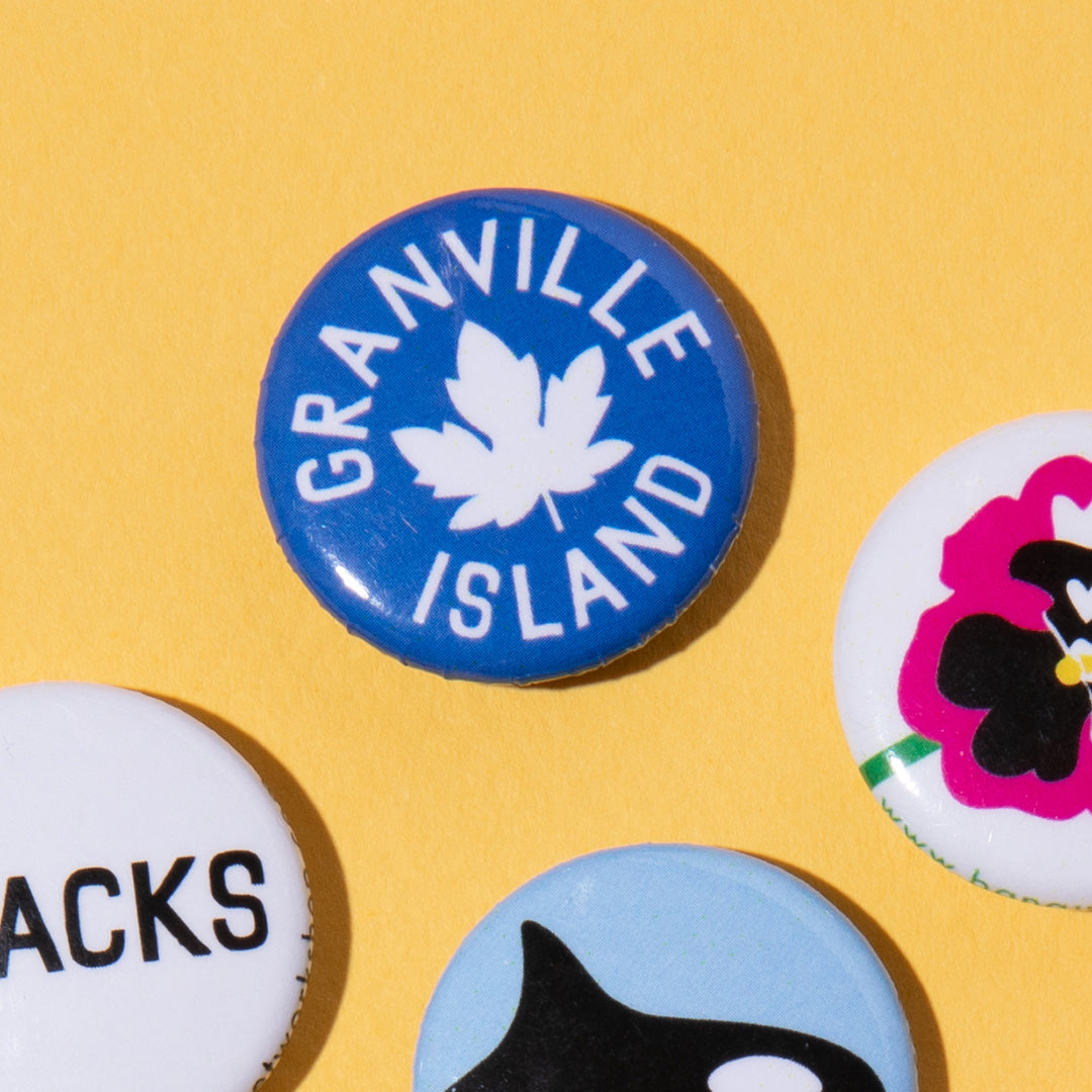 Granville Island Leaf 1" Button