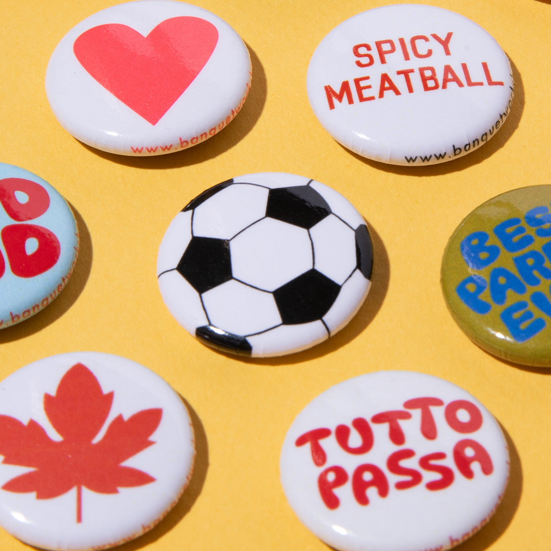 Soccer Ball 1" Button