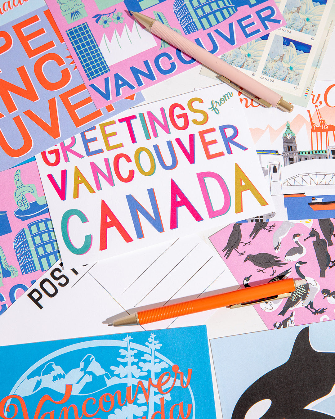 Vancouver, Canada Orca Postcard