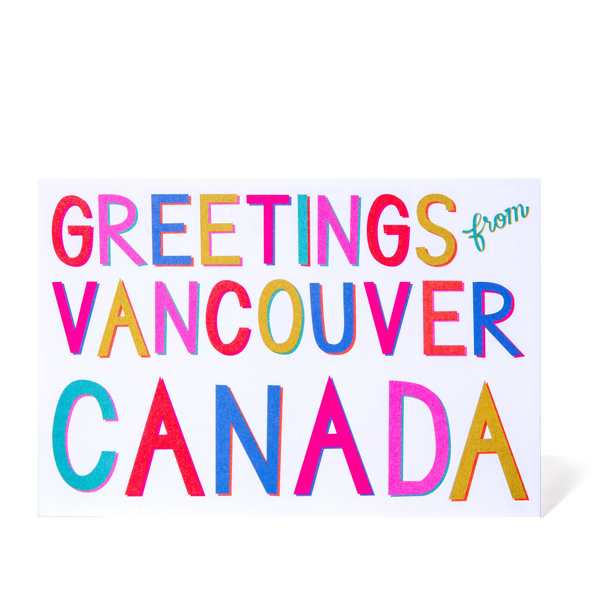 Greetings from Vancouver Postcard