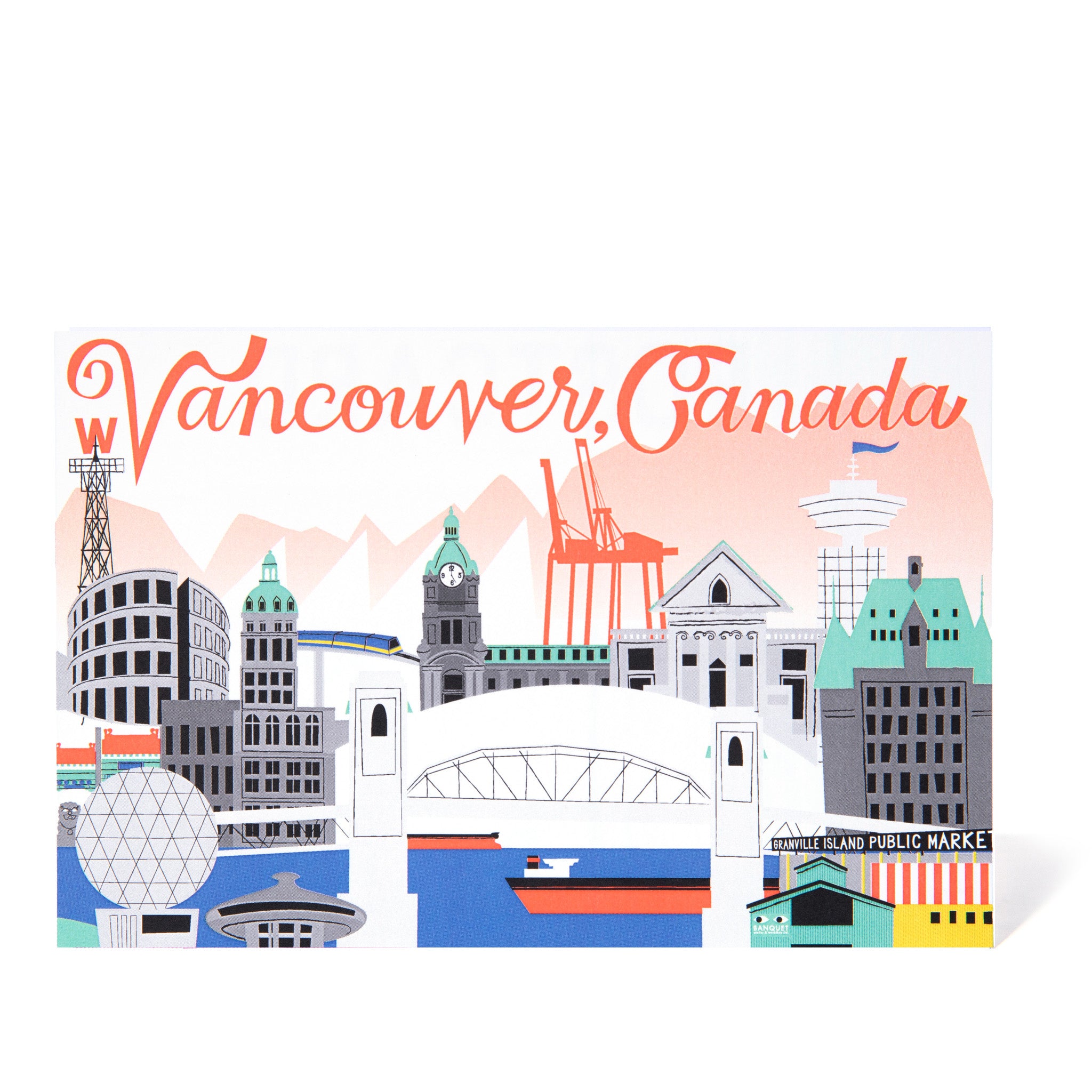 Postcard - Vancouver City Skyline