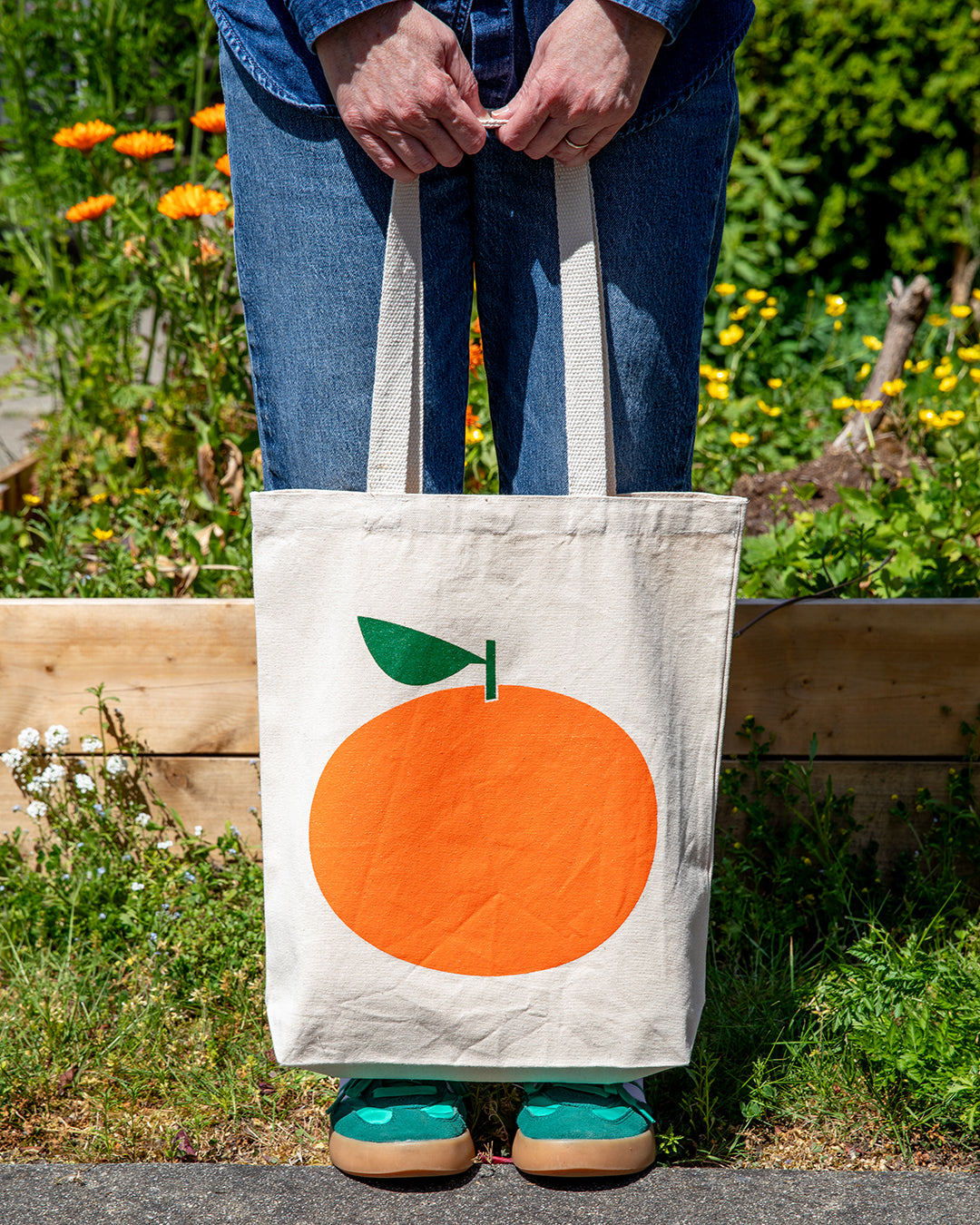 Big Orange Tote Bag