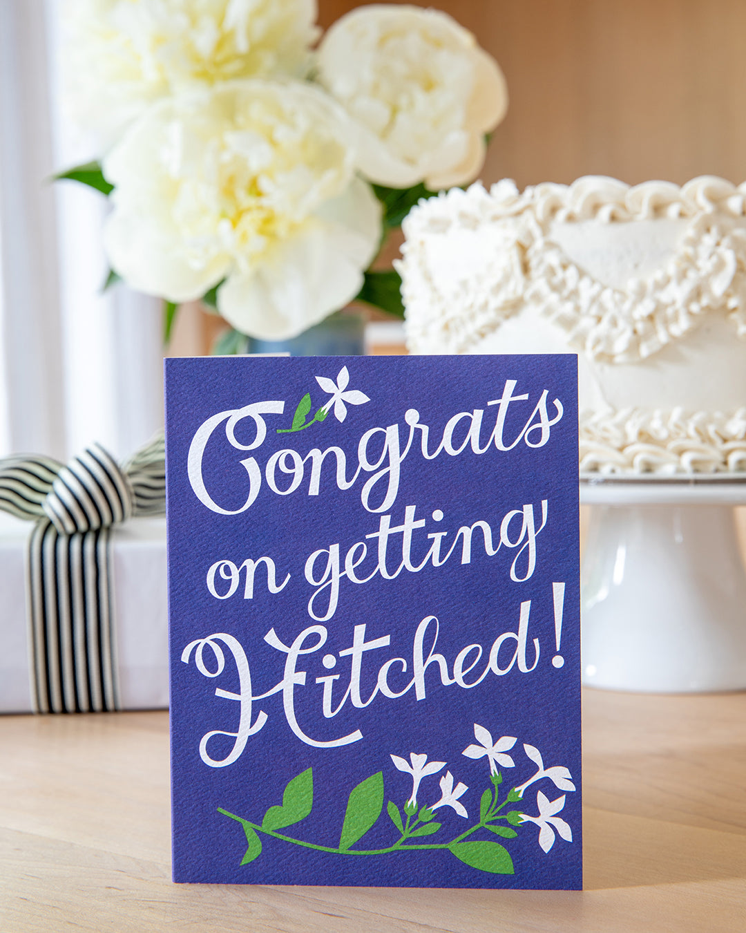 Congrats on Getting Hitched Wedding Note Card